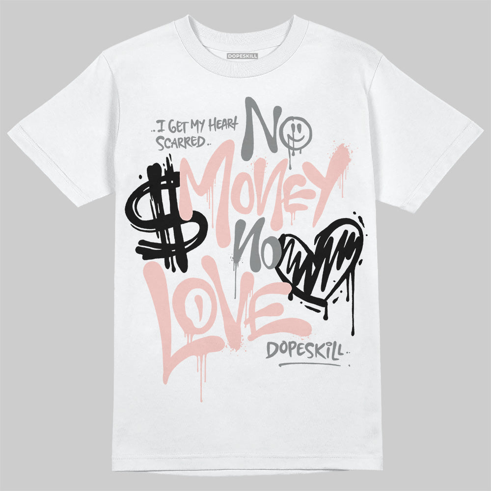 ASICS Gel-1130 'White Neutral Pink' DopeSkill T-Shirt No Money No Love Typo Graphic Streetwear - White