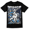 Jordan Spiz’ike Low “White/Obsidian” DopeSkill T-Shirt Resist Graphic Streetwear - Black