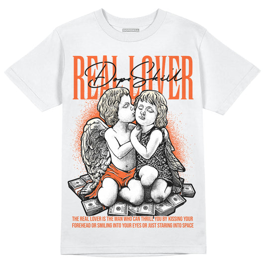 Jordan 3 Georgia Peach DopeSkill T-Shirt Real Lover Graphic Streetwear - WHite