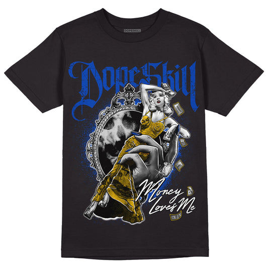  Jordan 14 “Laney” DopeSkill T-Shirt Money Loves Me Graphic Streetwear - Black