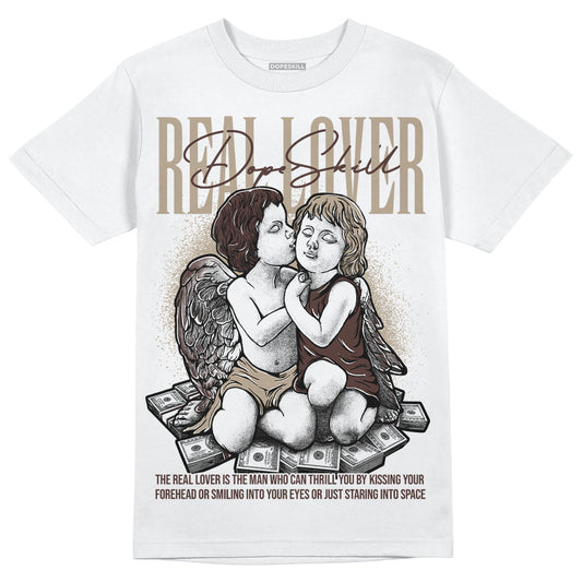 Jordan 1 High OG “Latte” DopeSkill T-Shirt Real Lover Graphic Streetwear - White