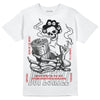 Jordan 12 “Red Taxi” DopeSkill T-Shirt Show Me The Money Graphic Streetwear - White