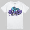 Jordan 8 Retro 'Aqua' 2025 DopeSkill T-Shirt Rare Breed Type Graphic Streetwear - White