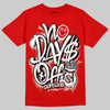 Adidas Samba OG Cloud White Better Scarlet Supplier Colour DopeSkill T-Shirt No Days Off Graphic Streetwear - Red