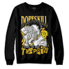 Jordan 4 Retro “Vivid Sulfur” DopeSkill Sweatshirt Sorry I've Been Trappin Graphic Streetwear - Black