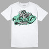 Jordan 3 "Green Glow" DopeSkill T-Shirt Rare Breed Type Graphic Streetwear - White 