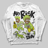 Jordan 13 Retro Bright Cactus DopeSkill Long Sleeve T-Shirt No Risk No Story Graphic Streetwear - White