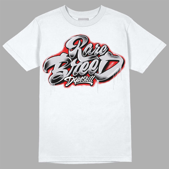 Jordan 2 Retro "Black Cement" DopeSkill T-Shirt Rare Breed Type Graphic Streetwear - White