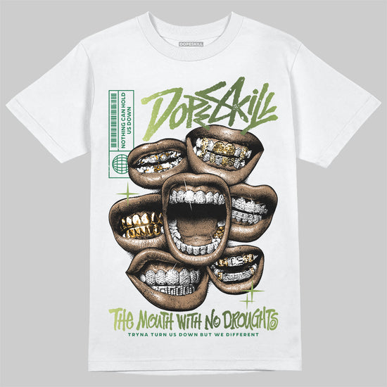 Foamposite Pro 'Pine Green' DopeSkill T-Shirt The Mouth With No Droughts Graphic Streetwear - White