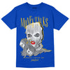 Jordan 14 “Laney” DopeSkill Varsity Royal T-Shirt Money Talks Graphic Streetwear