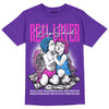 Dunk Low Championship Court Purple DopeSkill Purple T-shirt Real Lover Graphic Streetwear