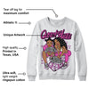 Hyper Violet 4s DopeSkill Sweatshirt Queen Of Hustle Graphic