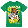 Green Sneakers DopeSkill Green T-shirt Stay It Busy Graphic Streetwear 