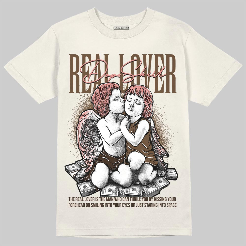 Jordan 1 High OG “Baroque Brown” DopeSkill T-Shirt Real Lover Graphic Streetwear - Sand