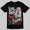 Jordan 3 Mexico 'El Vuelo' DopeSkill T-Shirt Real Ones Move In Silence Graphic Streetwear - Black