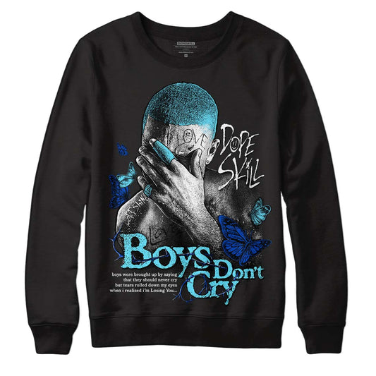 Dunk Low Argon DopeSkill Sweatshirt Boys Don't Cry Graphic Streetwear - Black