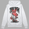 Jordan Spizike Low Bred DopeSkill Hoodie Sweatshirt Stay High Graphic Streetwear - White 