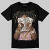 Jordan 4 Retro Valentine's Day (2026) (GS) DopeSkill T-Shirt Rich Youth Graphic Streetwear - Black