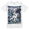 Jordan Spiz’ike Low “White/Obsidian” DopeSkill T-Shirt Resist Graphic Streetwear - White