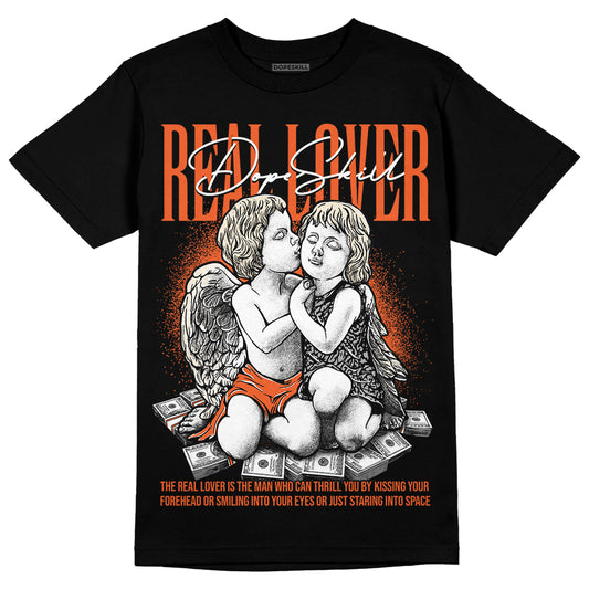 Jordan 3 Georgia Peach DopeSkill T-Shirt Real Lover Graphic Streetwear - Black