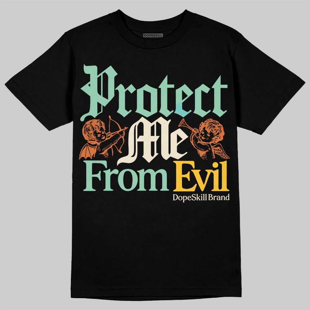 SB Dunk Low Rodeo Tourmaline DopeSkill T-Shirt Protect Me From Evil Graphic Streetwear - Black
