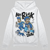 Jordan 12 “Blueberry” DopeSkill Hoodie Sweatshirt No Risk No Story Graphic Streetwear - White