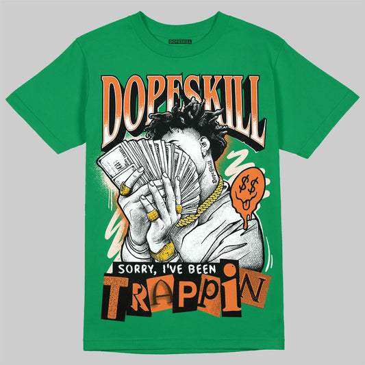 Jordan 3 Retro SP Nina Chanel Abney Bicoastal DopeSkill Green T-shirt Sorry I've Been Trappin Graphic Streetwear