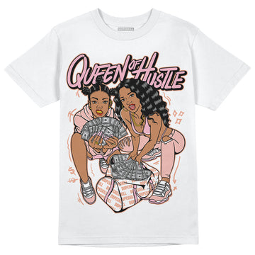 Jordan 11 Low “Legend Pink” DopeSkill T-Shirt Queen Of Hustle Graphic Streetwear - White