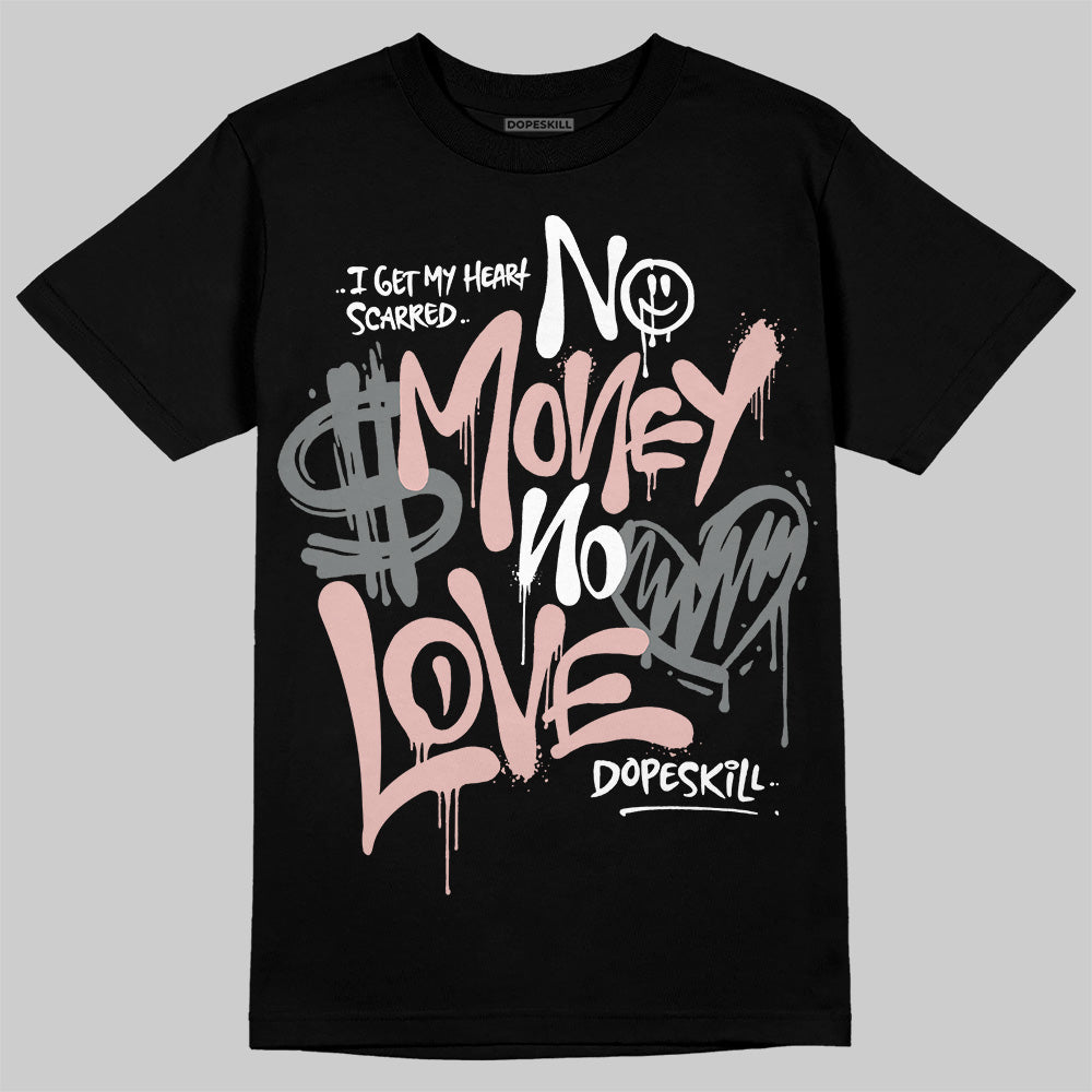 ASICS Gel-1130 'White Neutral Pink' DopeSkill T-Shirt No Money No Love Typo Graphic Streetwear - Black