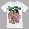 Parris Goebel x WMNS Dunk Low 'Playful Pink’ DopeSkill T-Shirt Queen Of Hustle Graphic Streetwear - White 