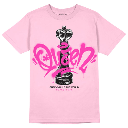 Pink Sneakers DopeSkill Pink T-shirt Queen Chess Graphic Streetwear