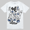 Awake NY x Jordan 5 Retro 'Black Racer Blue' DopeSkill T-Shirt Real Y2K Players Graphic Streetwear - White 