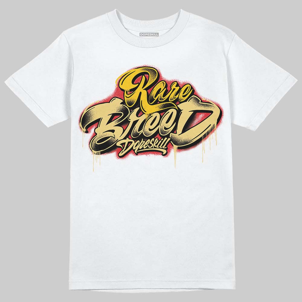Quai 54 x Air Jordan 1 Retro Low OG Tour Yellow Black DopeSkill T-Shirt Rare Breed Type Graphic Streetwear - White