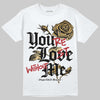 Jordan 12 Retro 'Taxi' 2025 DopeSkill T-Shirt You’re Lost Without Me Graphic Streetwear - White