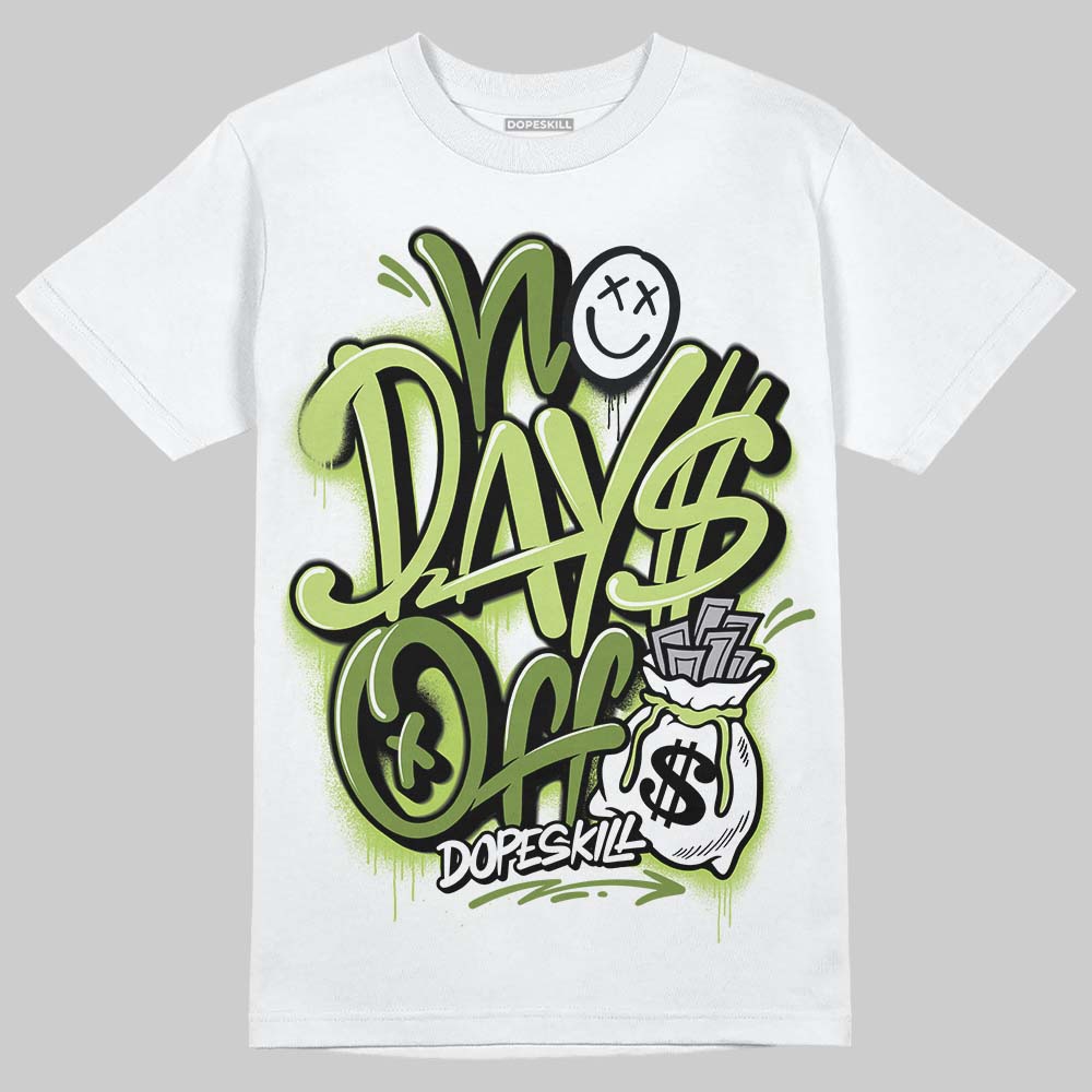 Dunk Low Pro SB 'Fruity Pack - Green Apple' DopeSkill T-Shirt No Days Off Graphic Streetwear - White