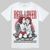 Jordan 5 Retro Fire Red Black Tongue (2025) DopeSkill T-Shirt Real Lover Graphic Streetwear - White