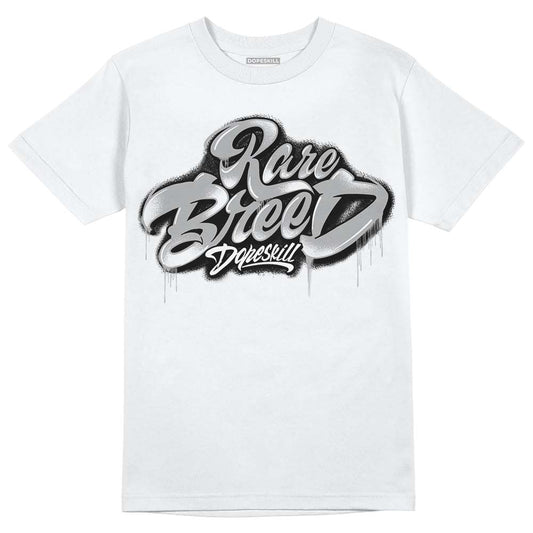 Jordan 1 Low OG “Shadow” DopeSkill T-Shirt Rare Breed Type Graphic Streetwear - White 