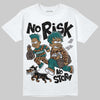 Adidas Samba OG Leopard Pack Collegiate Green DopeSkill T-Shirt No Risk No Story Graphic Streetwear - White