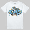 Jordan 4 Denim “Worn Blue” DopeSkill T-Shirt Rare Breed Type Graphic Streetwear - White