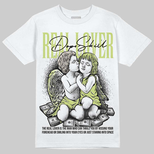 Jordan 5 “Luminous Green” DopeSkill T-Shirt Real Lover Graphic Streetwear - White