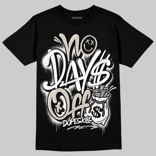 Adidas Samba OG White Black Clear Granite DopeSkill T-Shirt No Days Off Graphic Streetwear - Black