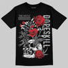 Jordan 12 Black Wolf Grey DopeSkill T-Shirt Side Hustle Graphic Streetwear - Black