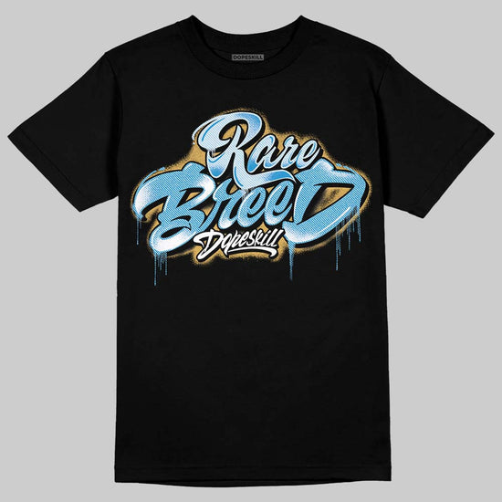 Jordan 4 Denim “Worn Blue” DopeSkill T-Shirt Rare Breed Type Graphic Streetwear - Black