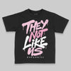 Jordan 12 GS “Pearl Pink” DopeSkill Toddler Kids T-shirt They Not Like Us Graphic Streetwear - Black