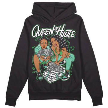 Jordan 1 High OG Green Glow DopeSkill Hoodie Sweatshirt Queen Of Hustle Graphic Streetwear - Black