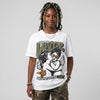 Olive 5s DopeSkill Oversize Print T-Shirt Real Ones Choose Loyalty Graphic