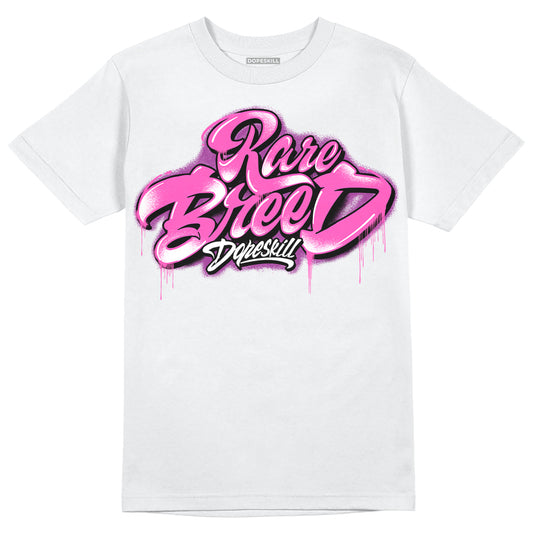 Jordan 4 GS “Hyper Violet” DopeSkill T-Shirt Rare Breed Type Graphic Streetwear - White