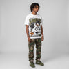 Olive 5s DopeSkill Oversize Print T-Shirt Real Ones Choose Loyalty Graphic