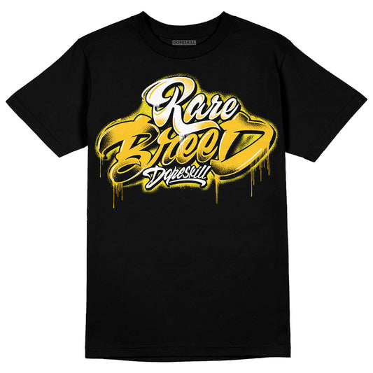 Jordan 4 Retro “Vivid Sulfur” DopeSkill T-Shirt Rare Breed Type Graphic Streetwear - Black 