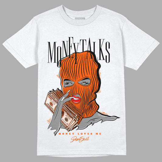 MSCHF Super Normal 2 Orange Milk DopeSkill T-Shirt Money Talks Graphic Streetwear - White 
